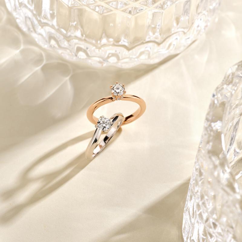 Ring solitaire · Vander Avort · met 0.56ct diamant