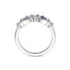 Ring · Vander Avort COLOURFUL · met saffier en diamant