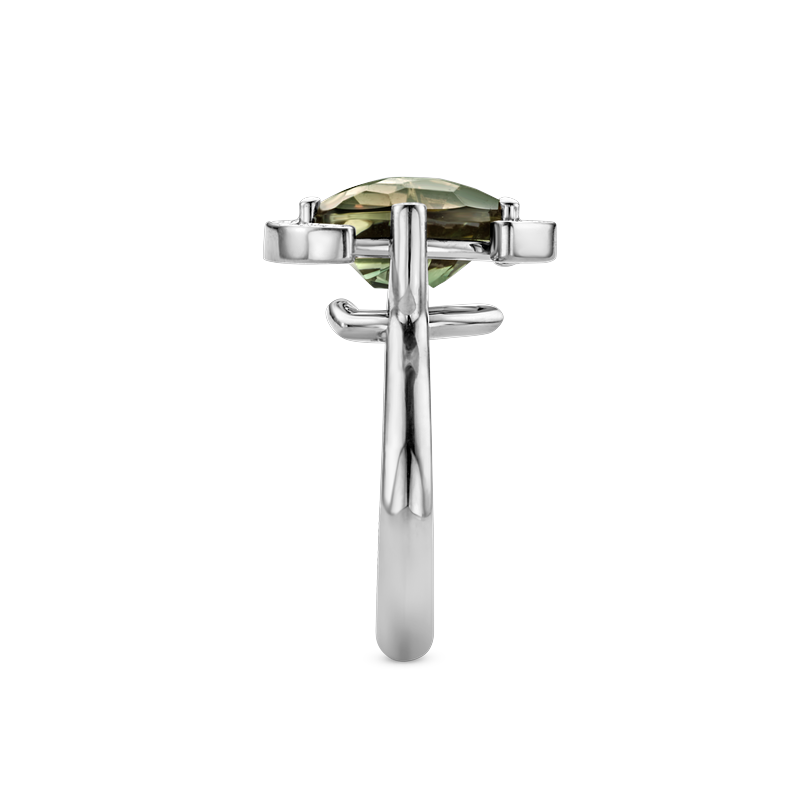 Ring · Vander Avort UNIQUE · met sunstone en diamant