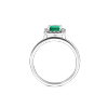 Ring entourage · Vander Avort · met smaragd en diamant