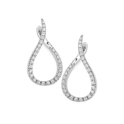 Oorbellen ·Vander Avort ICON · met diamant