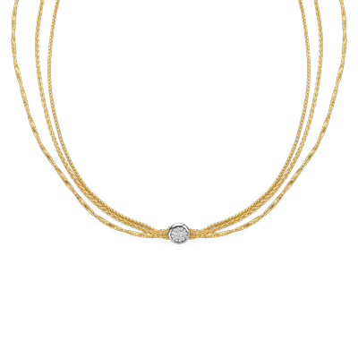 Halsketting · Vander Avort COIL · met diamant