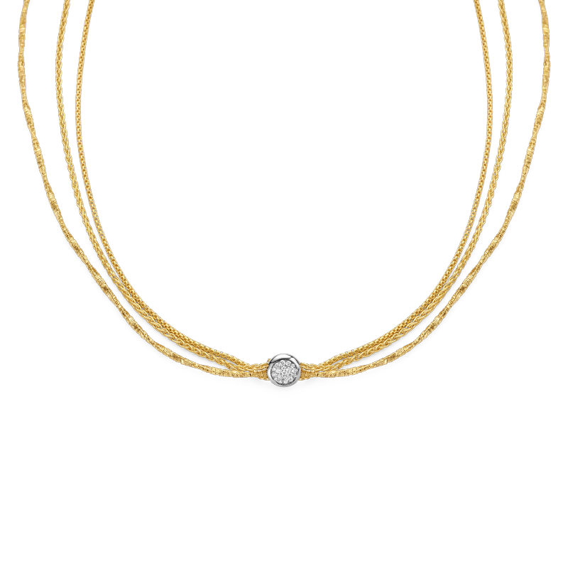 Halsketting · Vander Avort COIL · met diamant