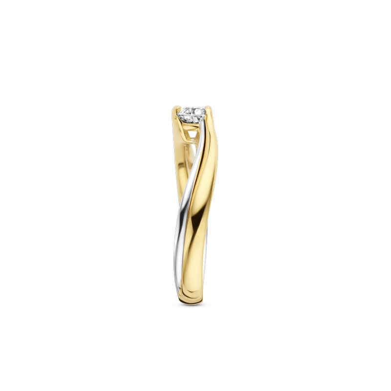 Ring · Giorgio Visconti ATTRACTION · bicolor met diamant