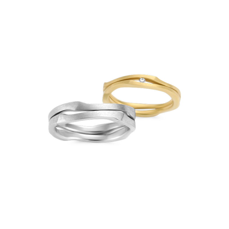 Trouwringen · Vincent Van Hees River Duo ·