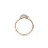 Ring · Bigli MINI LEAVES · met 0.22ct diamant
