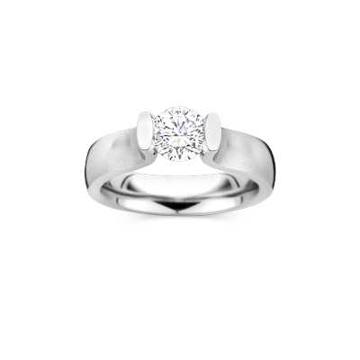 Ring · Niessing Spannring® Lucia · met diamant