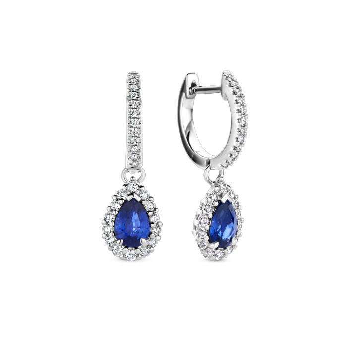 Oorbellen · Vander Avort ICON · met saffier en diamant