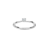 Ring solitaire platina met 0.14ct diamant