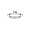 Ring solitaire platina met 0.50ct diamant