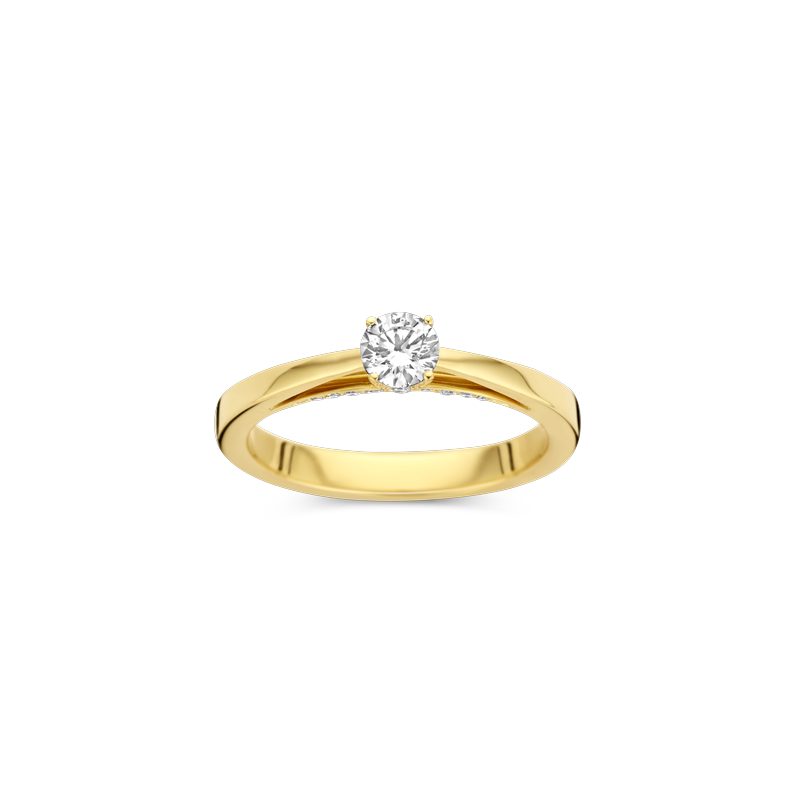 Ring solitaire · Giorgio Visconti · met 0.44ct diamant
