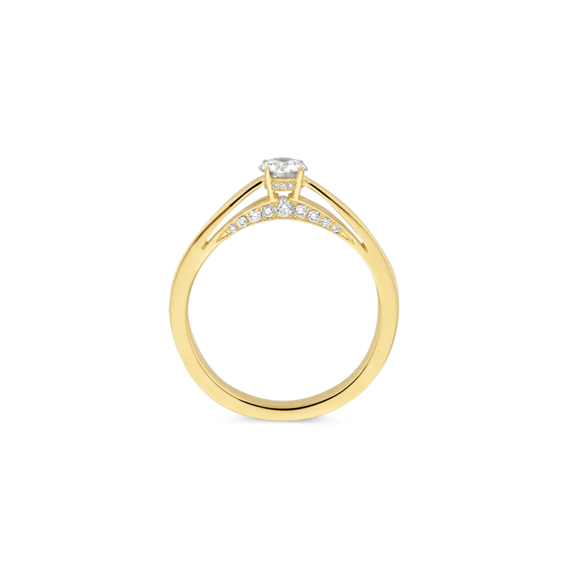 Ring solitaire · Giorgio Visconti · met 0.44ct diamant